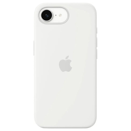 Apple Silicone Case for iPhone 16e White