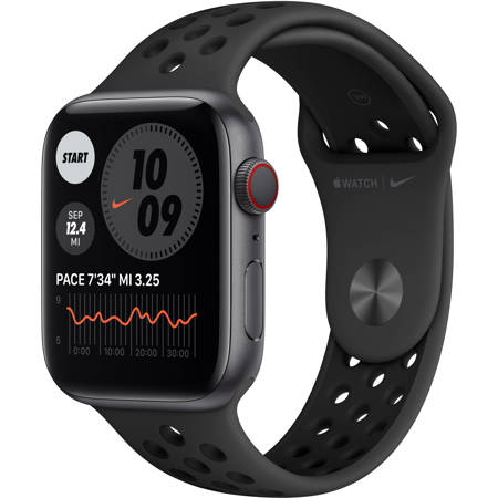 Nike Sport Band Nike Run Watch Face Nike WA0022 VD56-0010 Black