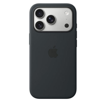 Apple Silicone Case with MagSafe for iPhone 17 Pro, Black