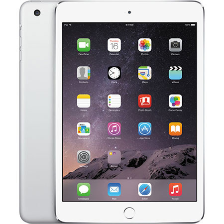 Apple iPad Mini 3 128GB Wi-Fi Tablet, Silver