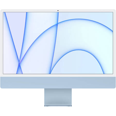 Apple iMac 24", M1 Chip w/8-Core CPU & 8-Core GPU, 8GB, 256GB, Blue, Mid 2021