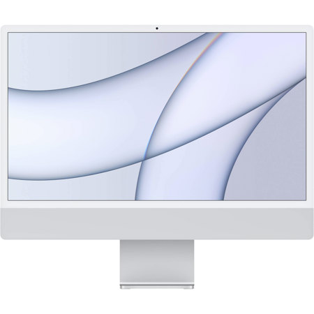 Apple iMac 24", M1 w/8-Core CPU & 7-Core GPU, 8GB, 256GB, TID, Silver, Mid 2021