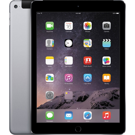 Apple 9.7" iPad Air 2 128GB Wi-Fi + Cellular, Space Gray