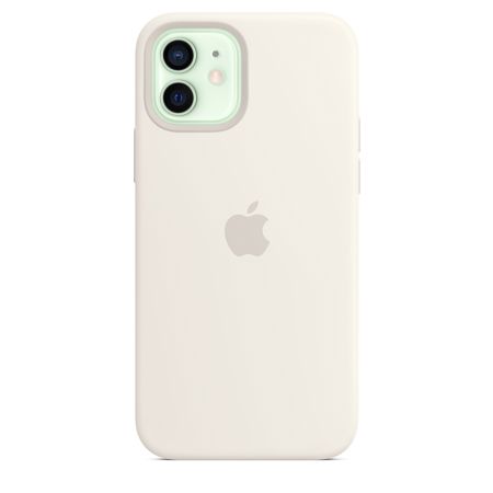 Apple Silicone Case with MagSafe for iPhone 12/12 Pro, White