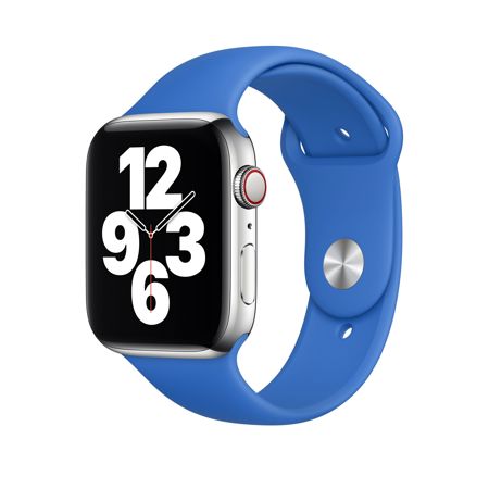 Apple 44mm Sport Band for Apple Watch, Regular, Capri Blue