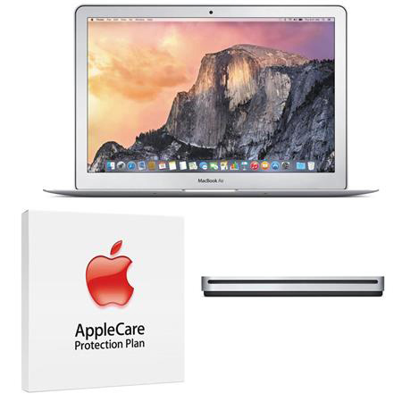 Apple MacBook Air 13.3" i5 1.6GHz,4GB,128GB PCIe,Early 2015 w/AppleCare & Supdrv
