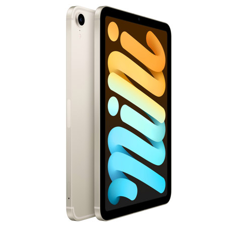 Apple iPad Mini 6th Gen Wi-Fi + Cellular, 256GB, Starlight, 2021