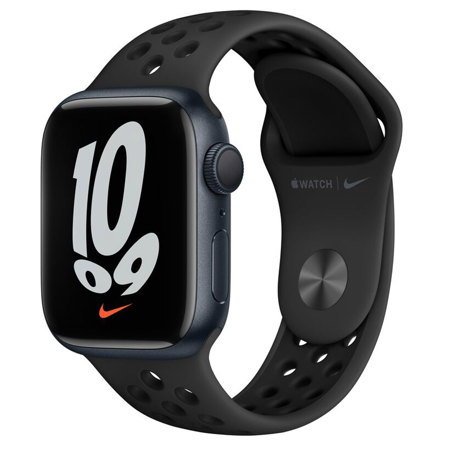 Apple Watch Nike SE GPS+Cel, 40mm Space Gray AL, Anthracite/Black Sport Band,Reg