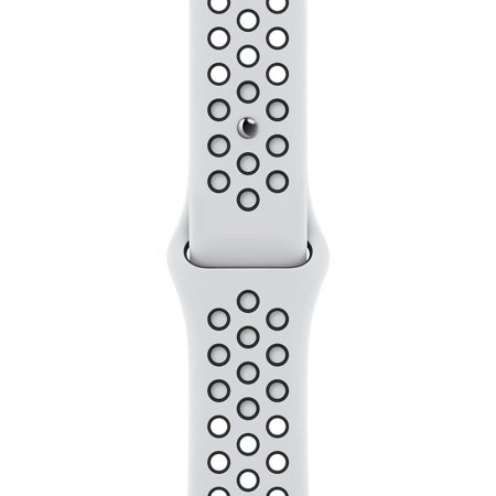 Apple 41mm Pure Platinum/Black Nike Sport Band, Regular