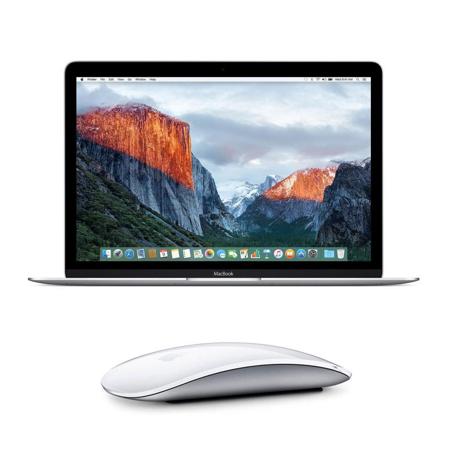 Apple MacBook 12" 1.1GHz Intel Core m3 8GB RAM 256GB, Silver W/Apple Magic Mouse