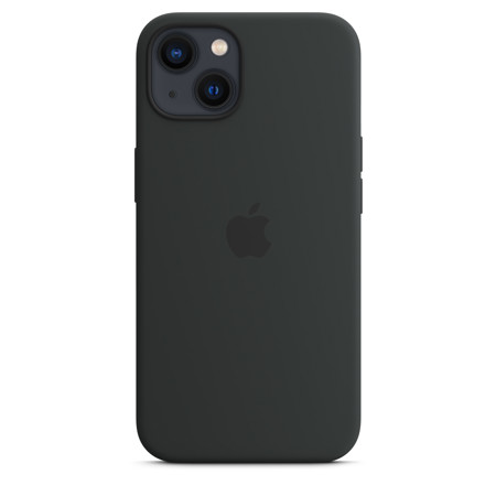 Apple Silicone Case with MagSafe for iPhone 13, Midnight