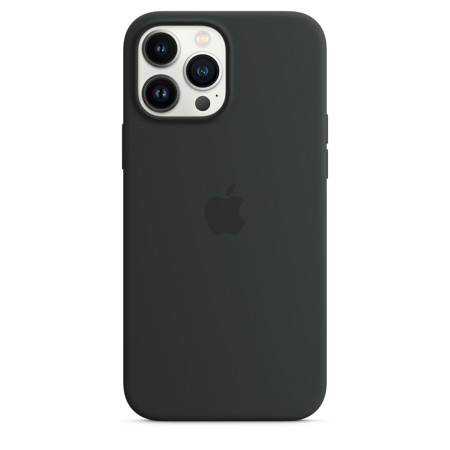 Apple Silicone Case with MagSafe for iPhone 13 Pro Max, Midnight