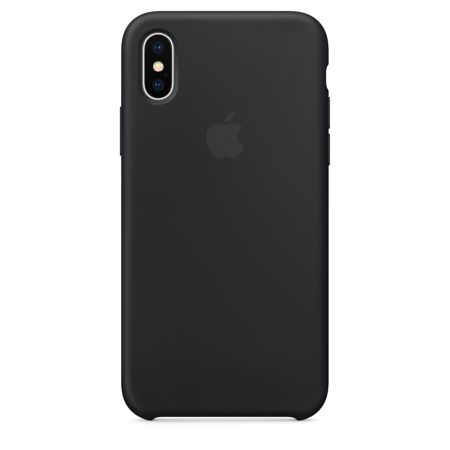 Apple Silicone Case for iPhone X - Black