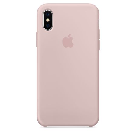 Apple Silicone Case for iPhone X - Pink Sand