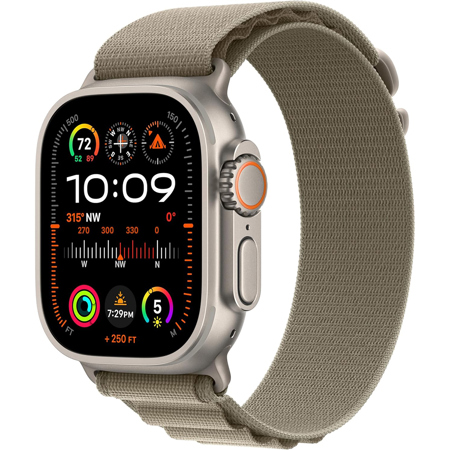 Apple Watch Ultra 2 GPS + Cellular, 49mm Titanium Case,