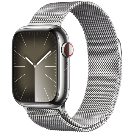 Apple Watch Series 9 GPS + Cellular Stainless Steel Case,