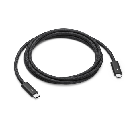 Apple 5.9' Thunderbolt 4 USB-C Pro Cable, Black