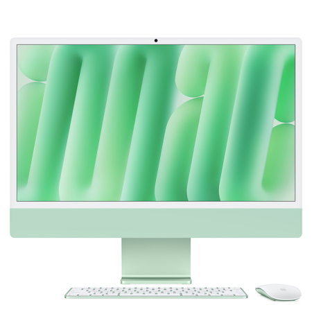 Apple iMac 24" with Retina 4.5K Display, M4 Chip with 8-Core CPU and 8-Core GPU, Late 2024