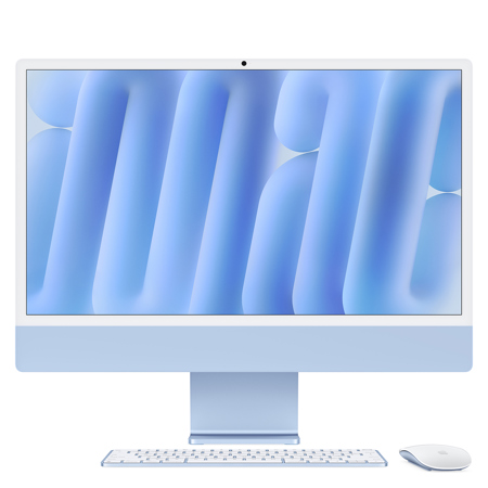 Apple iMac 24" with Retina 4.5K Display, M4 Chip with 10-Core CPU and 10-Core GPU, Late 2024