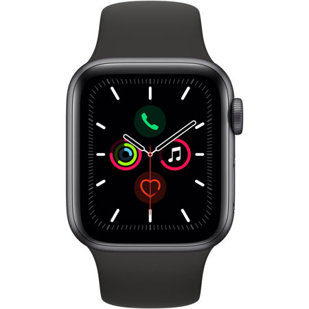 Apple Watch Series 5 GPS, 40mm Space Gray Aluminum Case - SKU#1221213