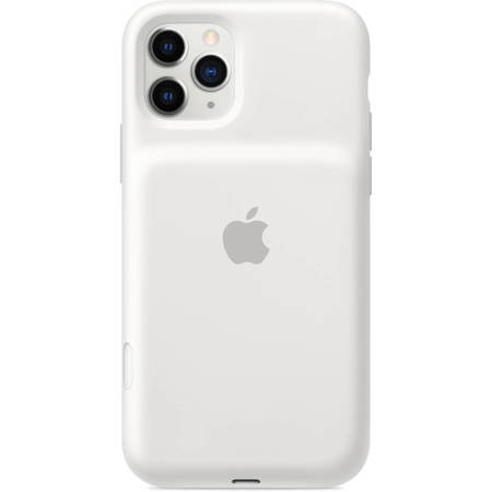 Apple Smart Battery Case with Qi Wireless Charging for iPhone 11 Pro, White