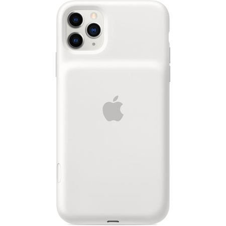 Apple Smart Battery Case with Qi Wireless Charging for iPhone 11 Pro Max, White