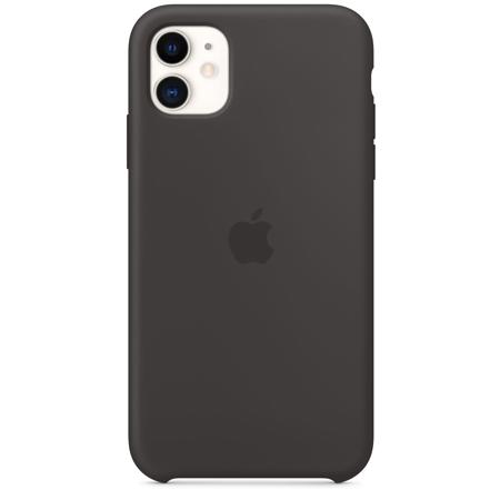 Apple Silicone Case for iPhone 11, Black
