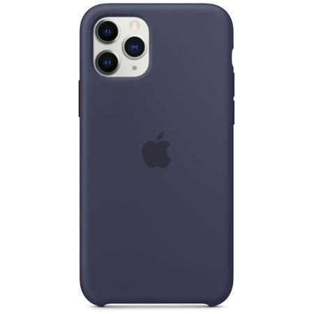 Apple Silicone Case for iPhone 11 Pro, Midnight Blue