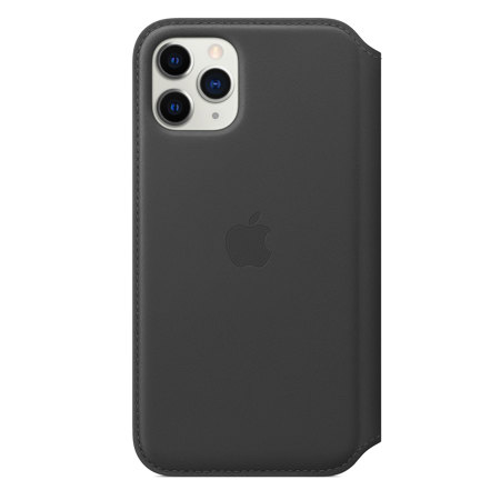 Apple Leather Folio for iPhone 11 Pro - Black SKU#1451281