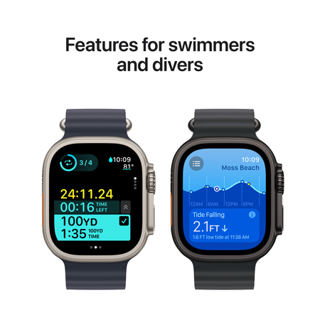 Apple Watch Ultra 2 GPS + Cellular 49mm Titanium Case (2024 Apple Watch Ultra 2 GPS + Cellular 49mm Titanium Case (2024