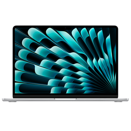 Apple MacBook Air 13.6" with M3 Chip (Early 2024) Silver 16GB 512GB SSD 8-Core / 10-Core 35W Dual Adapter