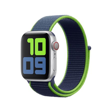 Apple Woven Nylon Sport Loop Band for 38mm and 40mm Watch, Neon Lime