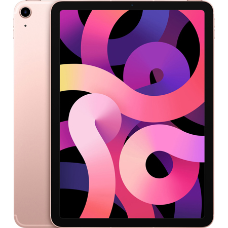 Apple iPad Air 10.9", 64GB, Wi-Fi + Cellular, 4th Gen 2020, iPadOS 14, Rose Gold