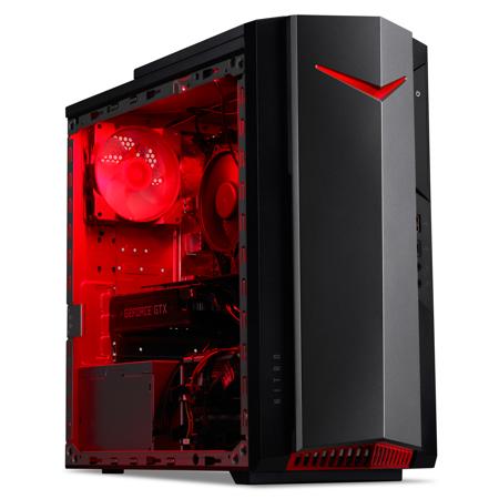Acer Nitro 50 N50-640-UR11 Gaming Desktop, i5-12400F,8GB,512GB SSD,GTX 1650,W11H