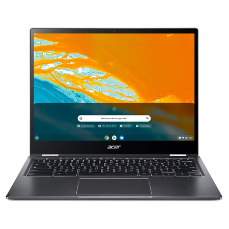 Acer Chromebook Spin 513 13.5" 2K 2-In-1 Touch, A78, 8GB, 128GB, Chrome OS, Gray