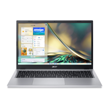 Acer Aspire 3 15.6" Full HD Notebook Computer, R5 7520U, 8GB, 256GB, W11H,Silver