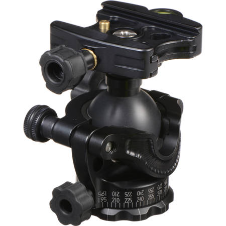 Acratech GPs Ballhead with Gimbal Feature, Panoramic Head, with all Rubber Knobs, Quick Release / Detent Pin and Level, Supports 25 lbs.