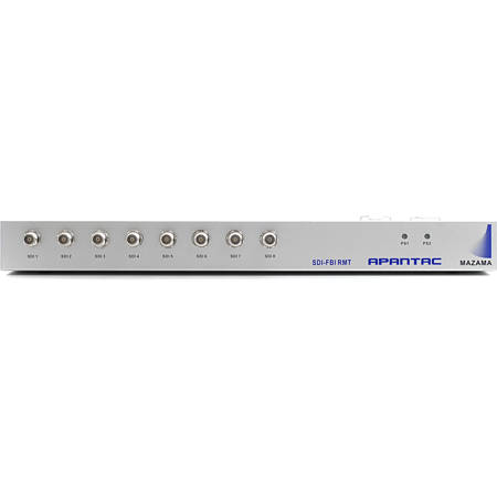Apantac 19" Rackmount for Up to 8 SDI-FIB Transmitter or Receiver with Redundant Power Supplies