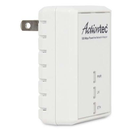 Actiontec 500Mbps Powerline Ethernet Adapter Kit, 2/Pack