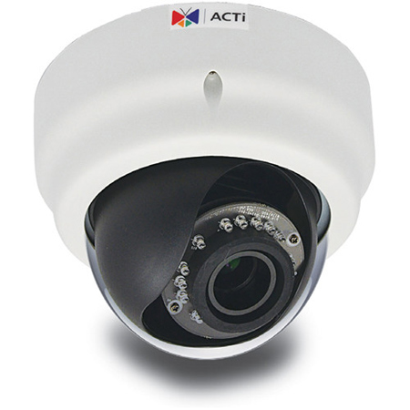 ACTi D64A 1MP Day/Night Indoor IP Dome Camera with Vari-Focal Lens
