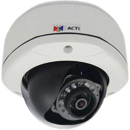 ACTi D72A 3MP Day/Night Outdoor IP Dome Camera with Fixed Lens