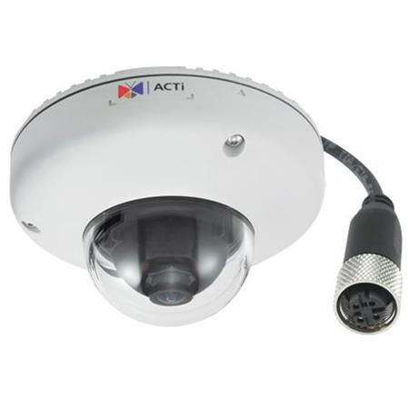 ACTi E918M 3MP Outdoor Mini Dome Camera with M12 Connector & Fixed Lens