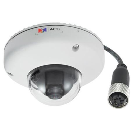 ACTi E921M 5MP Outdoor Mini Fisheye Dome Camera with M12 Connector & Fixed Lens
