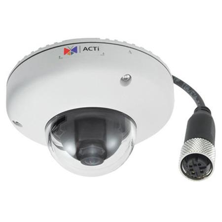 ACTi E923 10MP Outdoor Mini Fisheye Dome Camera with M12 Connector & Fixed Lens