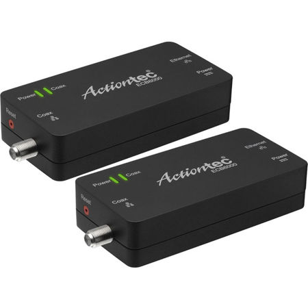 Actiontec MoCA 2.0 Ethernet to Coax Adapter, 2 Pack