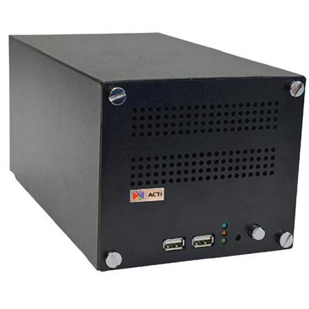 ACTi ENR-1000 4-Channel 2-Bay Desktop Standalone NVR with 16Mbps Recording Throughput, H.264