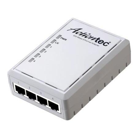 Actiontec Powerline 500 Mbps Home Theater 4-Port Adapter