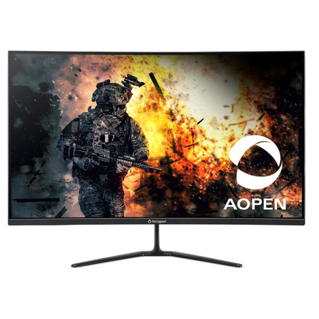 Acer AOPEN 32HC5QR SBIIPX 31.5" 16:9 Full HD 180Hz Curved VA LCD Gaming Monitor, Black