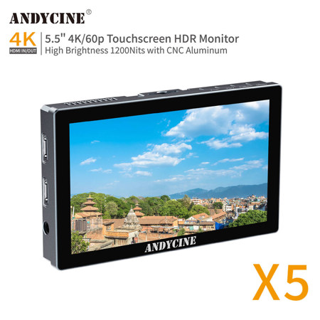 ANDYCINE X5 5.5インチ 4Kモニター AndyCine X5 5.5