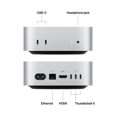 Apple Mac mini Desktop Computer, M4 Chip w/10-Core CPU & 10-Core